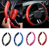 Carbon Fiber Look Universal Car Steering Wheel Booster Cover Non-Slip Accessory
