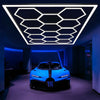 14 x Hexagon LED Lighting Car Detail Home Garage Workshop Retail Barber Car Van#