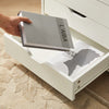 Office Cabinet Mobile Cabinet 5 Drawers with Wheels White