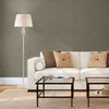 Plain Linen Woven Effect Slightly Textured Plain Dark Grey Free Match Wallpaper