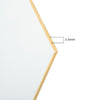 Wall Mounted Bathroom Mirror Cosmetic Makeup Shaving Mirror HD Glass Metal Frame
