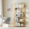 Freestanding Display Rack Storage Shelf with 2 Anti-tipping Kits-White
