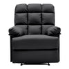 Faux Bonded Leather Recliner Sofa Tub Armchair Padded Adjustable Sleeper Chair