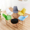 Set of 1/2/4 Tulip Dining Chairs Designer Chairs Wooden Home Office Kitchen