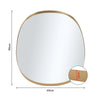 Wall Mirror Bathroom Bedroom Decorative Framed Vanity Mirror Home Office Chic