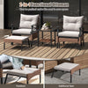5 Pieces Wicker Patio Furniture Patio Conversation Bistro Set
