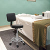 New Backrest Rotating Stool 360° Adjustable Salon Nail Beauty Lift Chair Black