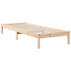 Long Bed Frame without 80x220 Solid Wood Pine G5U4