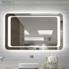 Illuminated LED Bathroom Mirror Cabinet With Demister Sensor Shaver Socket