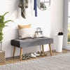 Multipurpose Bed End Bench Ottoman Footstool Tufted Upholstered Entryway Bedroom