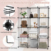 12 Cube Storage Shelf Rack DIY Wire Grid Bookcase Display Cabinet Organiser