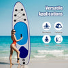 10FT Inflatable Stand up Paddle Board Surfboard SUP Board White+Blue