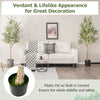 182cm Tall Faux Olive Plants Potted Olive Silk Tree