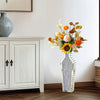 Shiny Tall Floor Vase Sparkly Crushed Diamond Glitter Flower Pot Floor Vase Deco