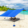 Beach Tent Portable UPF 50+ UV Protection Canopy Sun Shelter W/ Sand Anchor