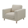 Dusk Soho Sand Stripe Linen Armchair RRP £279