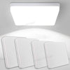 Modern LED Ceiling Light Square Panel Down Lights Bathroom Kitchen Bedroom Lamp