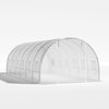 Walk-in Galvanised Frame Polytunnel Greenhouse Pollytunnel Plants Warm House