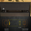 Electric Fireplace 1 & 2KW LED Fire for Living Room Golden