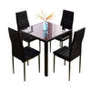 Round Square Rectangular Dining Table 2/4 Wooden Chairs Kitchen Room Restaurant