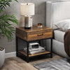 Industrial Wood Metal Frame TV Unit Cabinet Console Stand Bookcase Desk Table UK