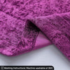 Crushed Velvet Curtains Eyelet Ring Top Ready Made Lined Pair Curtains