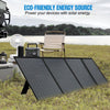 200W Portable Solar Panel Kit 18V Foldable Suitcase w/ DC Connectors Camping RV