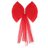 Decorative Bow Over Door Double Big Bowknot Crystal Tie Party Festival