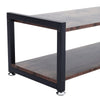 TV Cabinet Vintage TV Stand Console Table TV Unit Centre Table w/Storage Shelves