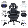 Ergonomic Gaming Chair Executive Office Recliner Seat Massage Cushion Footrest