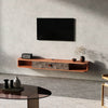 Floating TV Unit Cabinet Wall Mounted TV Stand Wall Shelving Entertainment Unit