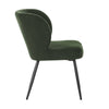 Dusk Mabel Dark Olive Velvet Set of 2 Dining Chairs