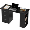 120cm Computer Desk Writing PC Table Workstation Laptop w/ 3 Shelf & Drawers