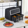 Digital Air Fryer Double Basket 4. 5L Oven LCD Non-stick Oil Free Food Frying