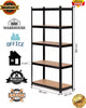 5 TIER GARAGE SHELVES SHELVING UNIT RACKING BOLTLESS HEAVY DUTY STORAGE SHELF
