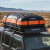 Heavy-Duty 130 x 91 x 17 cm Cargo Basket Roof Rack Cargo Carrier-Black