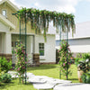 205cm Garden Arbor Metal Archway for Climbing Plants-Green