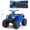 Kids Ride on Car 24V Soft Start Electric Vehicle with LED Lights-Navy
