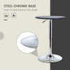 Tall Bistro Pub Bar Table Unit Home Kitchen Dining Cafe Desk Swivel Tabletop