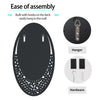 Modern Decoration Wall Silver Mirror Tear Drop Hanging Mirror for Living Room UK