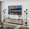 Floor Lamp with Shelf Standing Light Lamp 3/4 Lampshade Bedroom Living Room