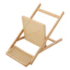 2pc Wooden Folding Chairs Woven Rattan Backrest Seat Modern Lounge Dining Chairs