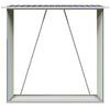 Log Storage Shed Garden Firewood Shed Support Bars Galvanised Steel Anthracite