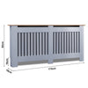 Modern Radiator Cover Small Large Wall Cabinet MDF Slats Wood Grill Furniture