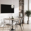 Industrial and Contemporary Twisted Wire Mesh Metal Light Shade in Shiny Silver !