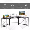Industrial Corner Desk Large L Shaped Computer Table Home Office Workstation