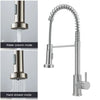 BigSale Monobloc Pull Out Kitchen Mixer Tap Dual Spout Spray Single Lever Chrome