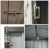 Metal Garden Shed Sheds 4 X 6 Apex Roof Outdoor Storage Tool House Lockable