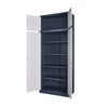 Extra Tall 225cm Storage Cabinet Lockable Steel Garage Office Workshop Cupboard