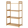 4 Tier Bamboo Kitchen Bathroom Laundry Shelf BookShelf Storage Rack Shop Display